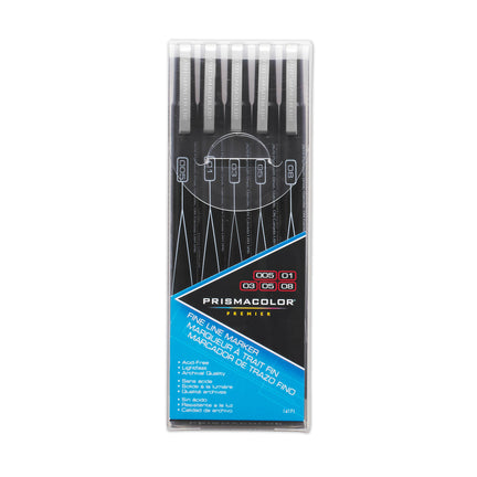 5-Pack Prismacolor Premier Fine Line Markers - Black