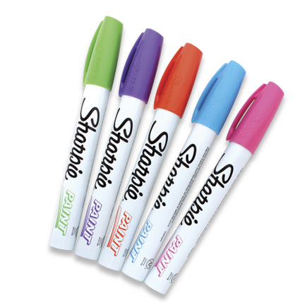Sharpie 5pk Oil-based Paint Markers Medium Tip Bright Colors : Target