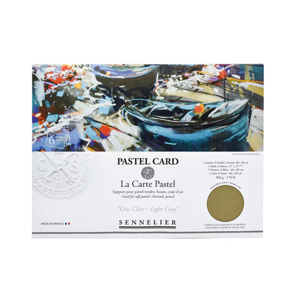 6-Pack Pastel Cards - Light Grey