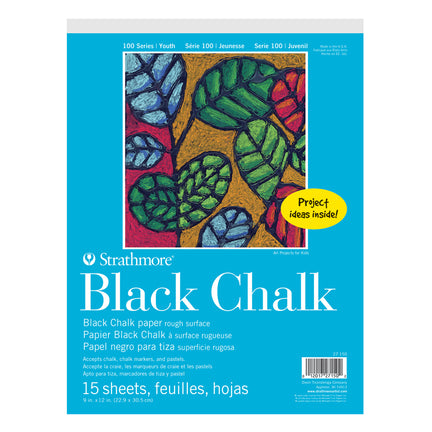 Black Chalk Pad - 15 sheets – 9x12
