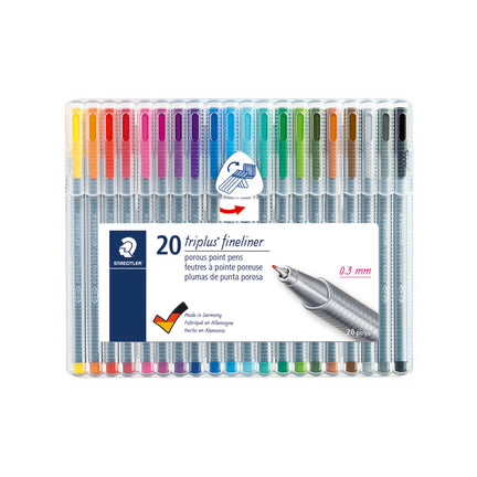 Fineliner Pens Staedtler Fineliner 60 Pack Triangular Triplus