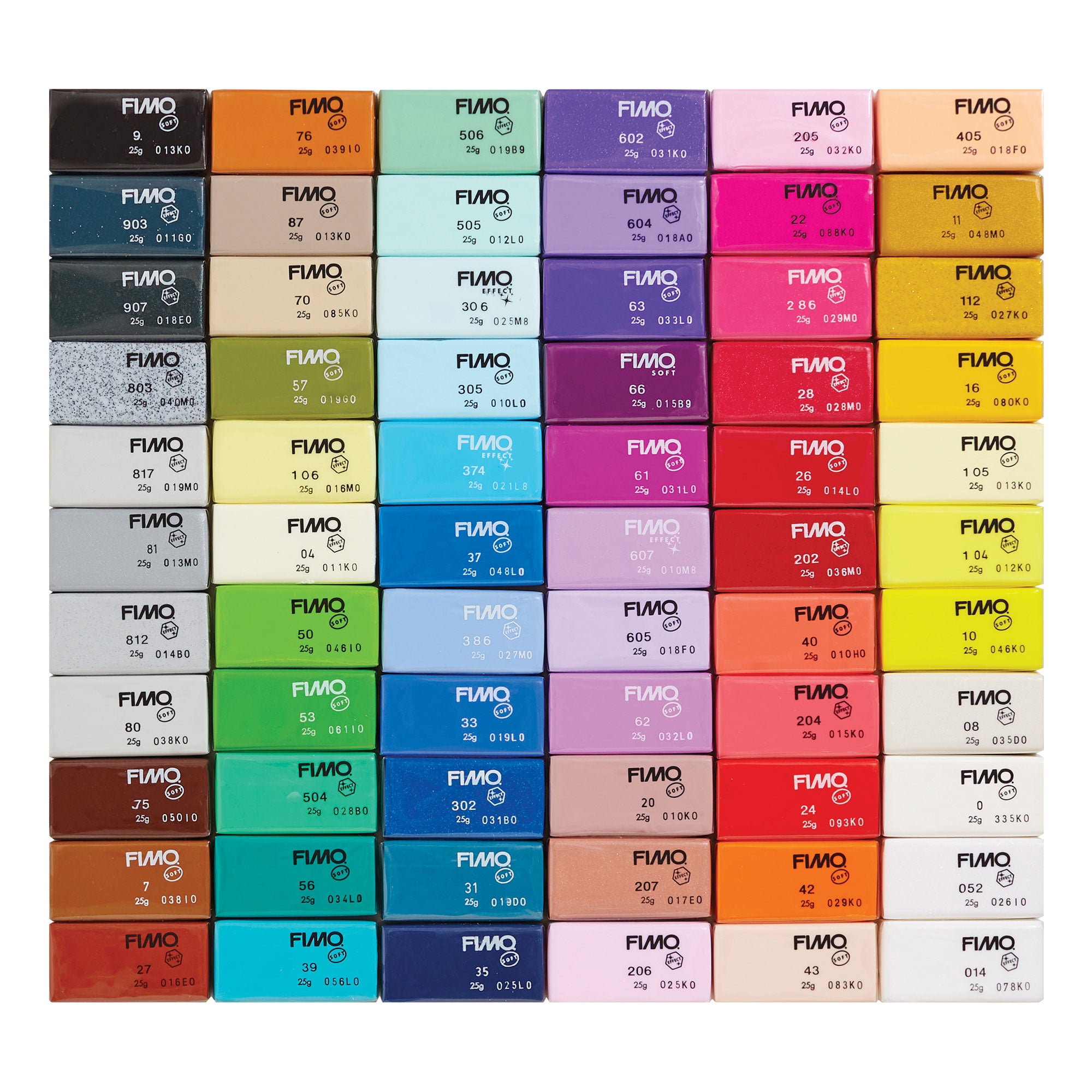 Ens. 66 pâtes à modeler FIMO® Soft - couleurs brillantes &VerticalLine ...