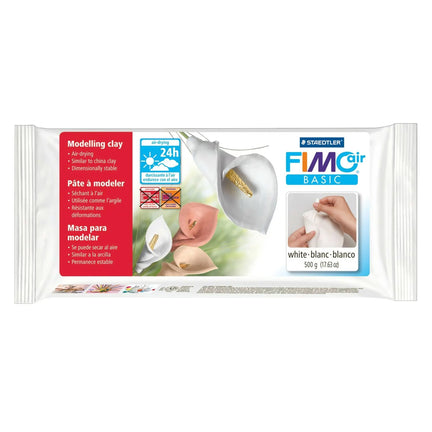 FIMOair Modelling Clay - White, 500 g