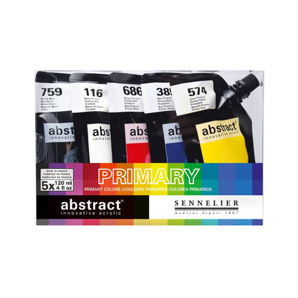Abstract Primary Acrylic Set