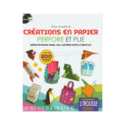 Créations en papier: Perfore et plie – French