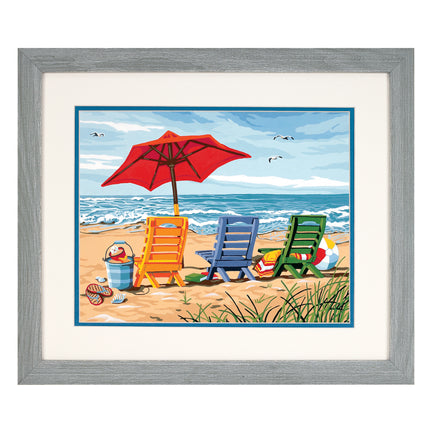 Paint by Numbers - Beach Chair Trio