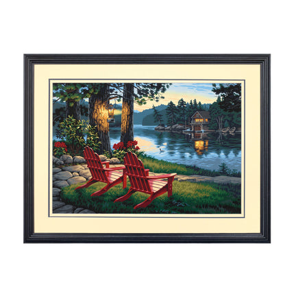 Paint By Numbers - "Adirondack Evening"