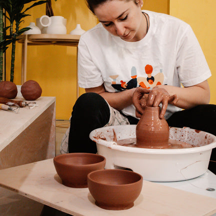 Tour de poterie, céramique électrique travail de l'argile façonneur  bricolage outils d'artisanat d'art avec bassin amovible en abs