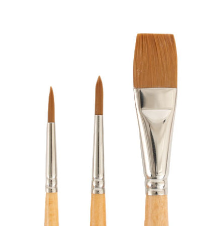 Snap! Paintbrush Set #2 – 3, Synthetic