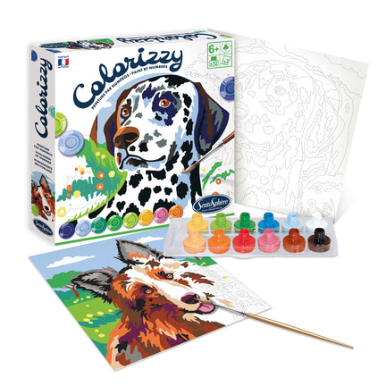 Colorizzy Paint by Numbers - Dogs