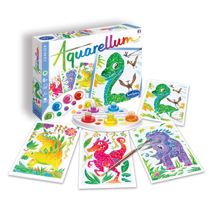 Aquarellum Junior Painting Kit - Dinosaurs