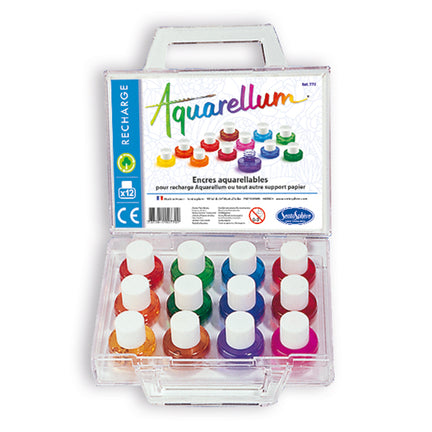 12-Piece Aquarellum Ink Set