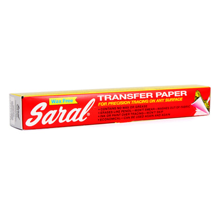 Saral Wax Free Transfer Paper - Red - 12 inches x 12 foot Roll