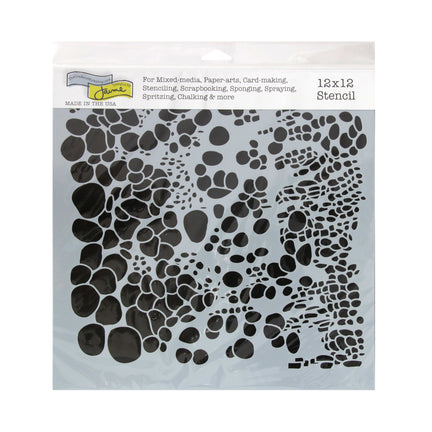 Plastic Stencil - Cell Theory, 12 x 12 in