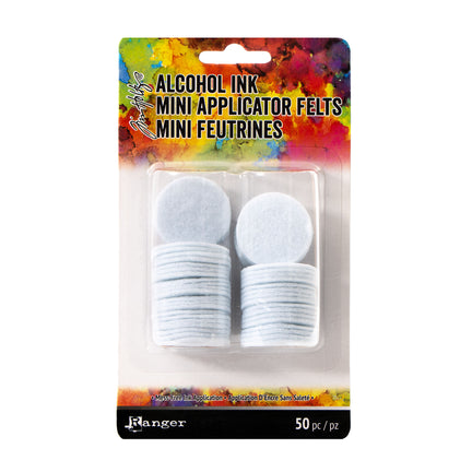50-Pack Replacement Felts for Alcohol Ink Mini Applicator Tool 
