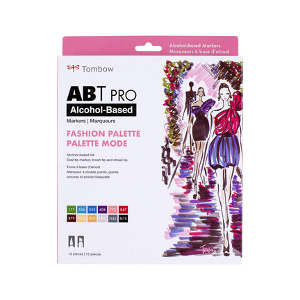12-Pack ABT PRO Dual Tip Markers - Fashion