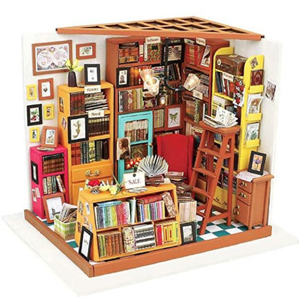DIY Mini House - Sam's Study Library