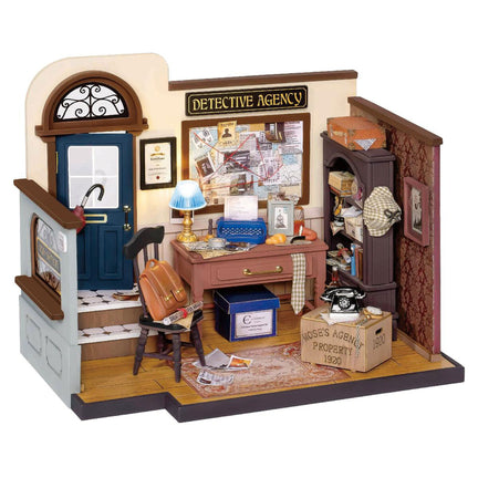 DIY Mini House - Mose's Detective Agency