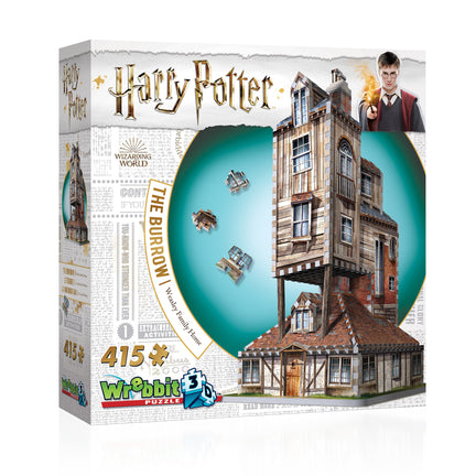 415-Piece 3D Puzzle - "Weasley Family Home", Harry Potter™ Collection