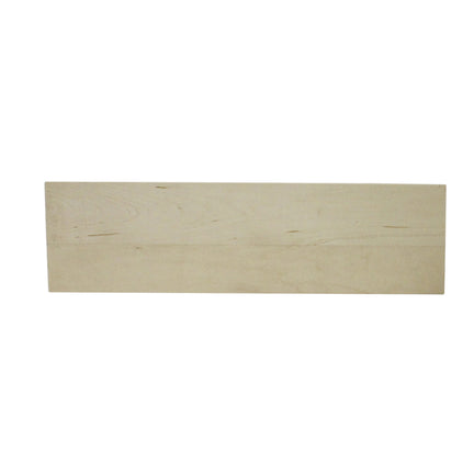 Basswood Rectangle Panel - 5 x 18 in