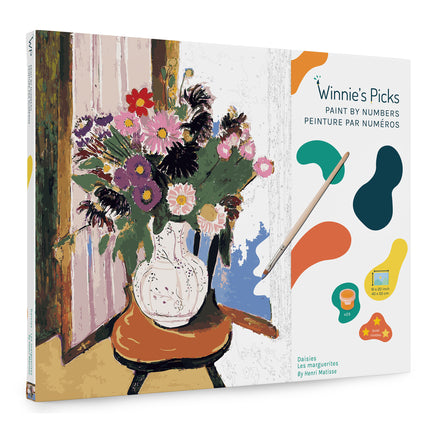 Paint by Numbers Kit - "Daisies, Matisse"