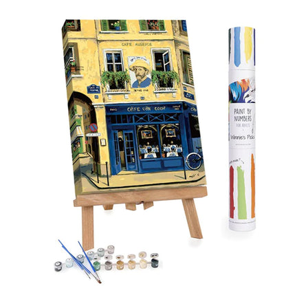 Paint by Numbers Kit - "Cafe Van Gogh"