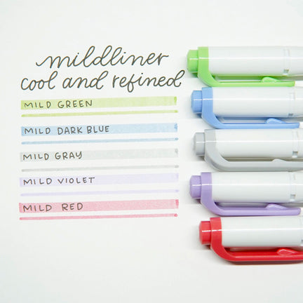 5-Pack Mildliner Creative Markers - Mild Cool