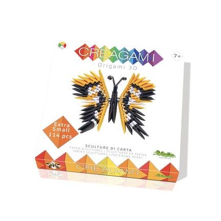 Kit for creating modular butterfly origami for beginners