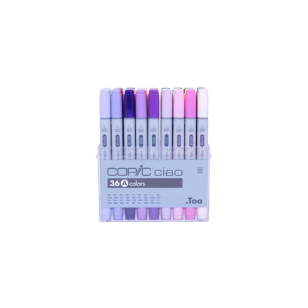 Copic Ciao Markers - Set A, 36 Colours
