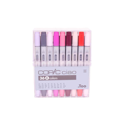 Copic Ciao Markers - Set E, 36 Colours