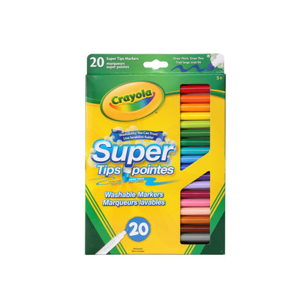 Washable Super Tips Markers - 20
