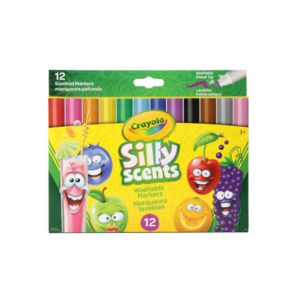 Pack of 12 Silly Scents Chisel-Tip Markers