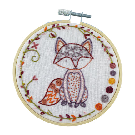 Embroidery Kit - Roxy Fox