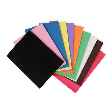 Assorted Foam Sheets - Pack on 10