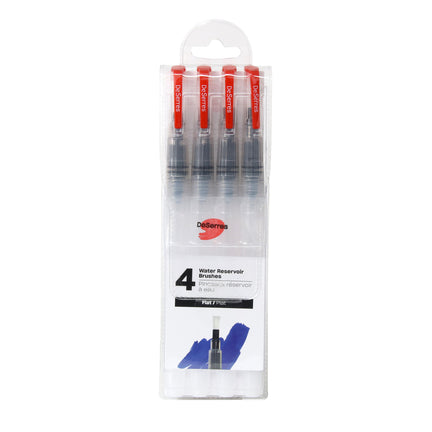 4-Pack Water Reservoir Brushes - Flat