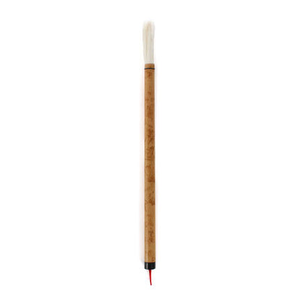 Bamboo paintbrush with white goat bristles