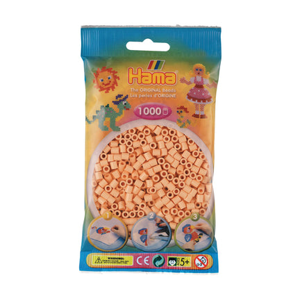 1000-Pack Hama Midi Beads - Light Flesh