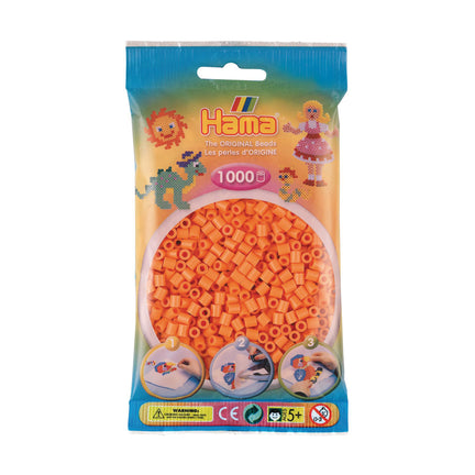 1000-Pack Hama Midi Beads - Apricot