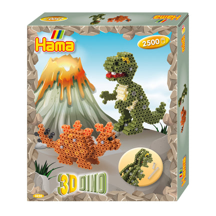 Hama Gift Box - 3D Dinos