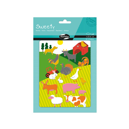30-Pack Sweety Stickers - Farm