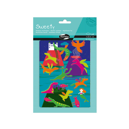 26-Pack Sweety Stickers - Mythic Animals