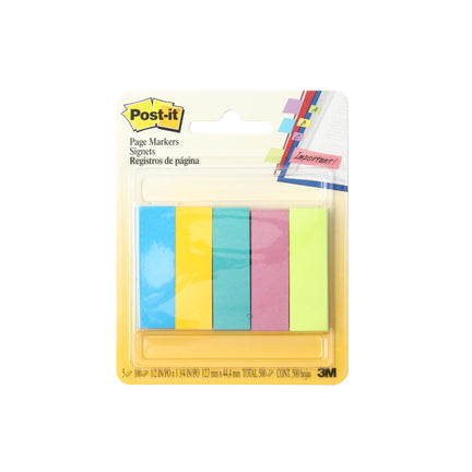 5-Pack Coloured Page Markers