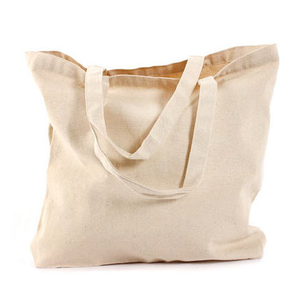 100% cotton tote bag with gusset