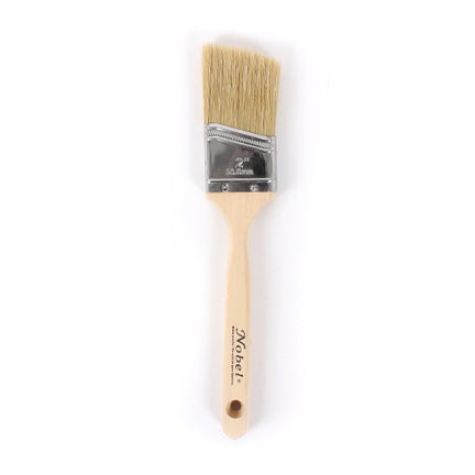 White bristle anglular paintbrush