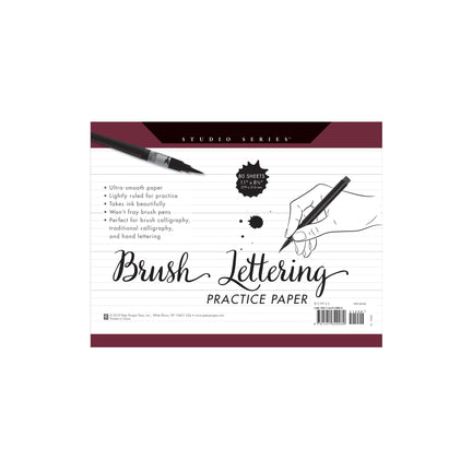 Brush Lettering Practice Paper – English