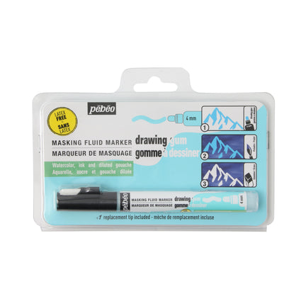 Latex-Free Drawing Gum Marker - 4 mm