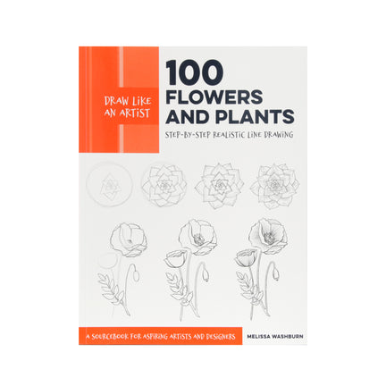 Draw like an artist – 100 flowers and plants – English