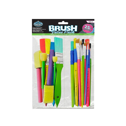 Craft Brush Value Pack — 25 pieces