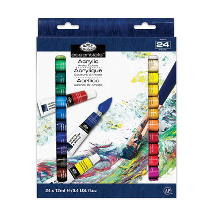 Essentials Acrylic Paint Set - 24 x 12 ml