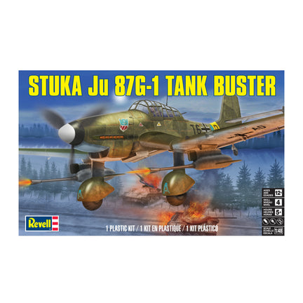 Stuka Ju 87G-1 Tank Buster Airplane Model Kit